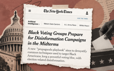 I Spoke With The New York Times About AI, Disinformation, and Black Voters